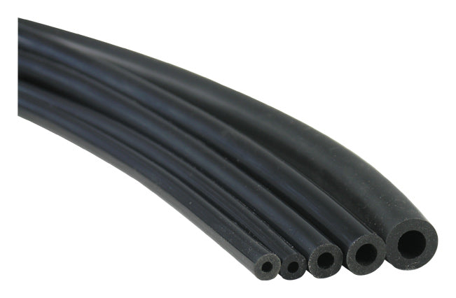 Black Platinum Cured Silicone Rubber Tubing 60° Shore