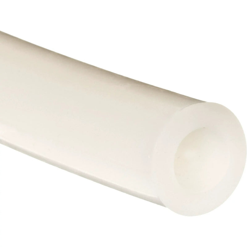 White Platinum Cured Silicone Rubber Tubing 70° Shore