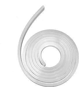 8mm To 12mm Thick Silicone Rubber Strip (40° Shore) - 5m Length