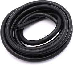 Black Platinum Cured Silicone Rubber Tubing 60° Shore